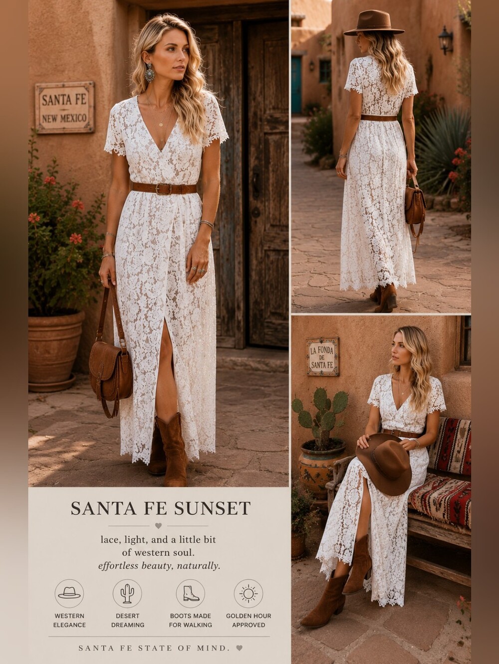 Vici Lace Maxi Dress in Ivory